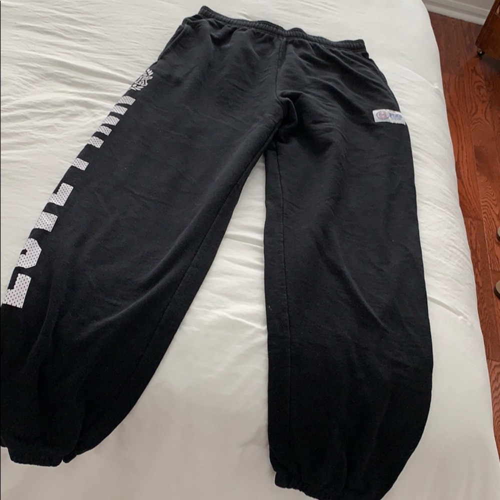 black pink sweatpants